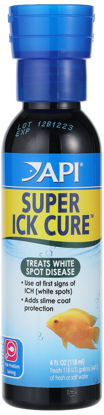 Picture of API LIQUID SUPER ICK CURE Fish remedy, Freshwater and Saltwater Fish Medication 4 fl oz(Pack of 1), White