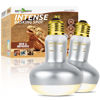 Picture of REPTI ZOO 2 Pack Heat Lamp 100W, Intense Basking Spot Simulated Natural Sunlight Heating Lamp Bulb, Heat Emitter UVA Heat Lamp Bulb for Reptile Chickens Pet Brooder