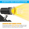 Picture of DaToo Reptile Heat Lamp Rotatable Turtle Heating Light with 50W UVA UVB Heat Bulb Simulated Sunlight Basking Spot Lamp with Clamp for Reptiles Lizard Amphibian Bearded Dragon Snake