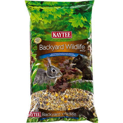 Picture of Kaytee Backyard Wildlife Food Blend For Wild Squirrels, Chipmunks, Rabbits and Other Backyard Wildlife, 5 Pound