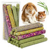 Picture of Sofier 32Pcs Timothy Hay Sticks 320g Rabbit Toys Bunny, Guinea Pig Toys Natural Hamster Toys for Teeth Handmade Treats and Chews Chinchilla Rat Gerbil
