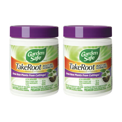 Picture of Garden Safe Brand TakeRoot Rooting Hormone, Helps New Plants grow from Cuttings, 2 Ounces, 2 Pack