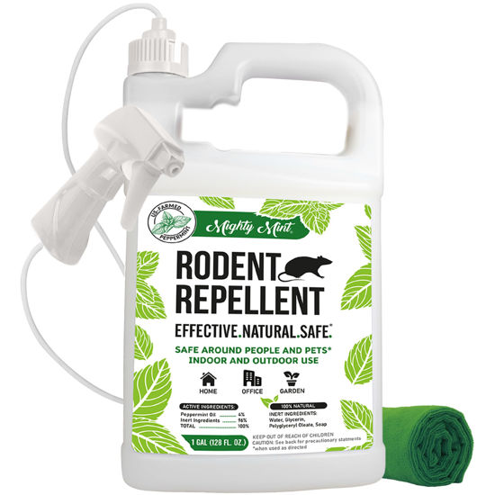 Picture of Mighty Mint Gallon (128 oz) Rodent Natural Peppermint Oil Spray