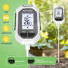 Picture of 4-in-1 Soil Moisture Meter Digital Plant Temperature/Soil Moisture/PH Meter/Sunlight Intensity Backlight LCD Display Soil Test Meter for Gardening, Farming and Outdoor Plants