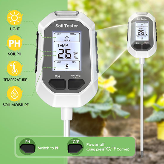 Digital Handheld Moisture Meter – Backlit Display, ABS Housing, For Pasture Grass & Animal Feed (0-80%)