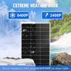 Picture of ECO-WORTHY 2pcs 100 Watt Solar Panels 12 Volt Monocrystalline Solar Panel for RV Marine Boat and Other Off-Grid Applications, 2-Pack 100W