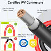 Picture of JXMXRPV Solar Connectors for 2-3-4-6-8 Solar Panels,Tool-Free Solar Panels Connectors 10awg, Waterproof Solar Panel Splitter, 2 to 8 Y Branch Parallel Adapter for Solar Cable Extension