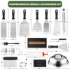 Picture of 35PCS Griddle Accessories Kit, Flat Top Grill Accessories Set for Blackstone and Camp Chef, Grill Spatula Set with Enlarged Spatulas, Basting Cover, Scraper for Outdoor Barbecue