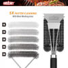 Picture of GRILLART Grill Brush and Scraper with Deluxe Handle, Safe Wire Grill Brush BBQ Cleaning Brush Grill Grate Cleaner for Gas Infrared Charcoal Porcelain Grills, BR-8529