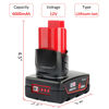 Picture of waitley 2 Pack 12V 6A Replacement Battery Compatible with Milwaukee 6.0Ah Power Tools