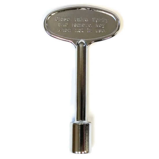 Picture of Midwest Hearth Universal Valve Key for Gas Fire Pits and Fireplaces - Polished Chrome (3-Inch)