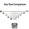 Picture of Midwest Hearth Universal Valve Key for Gas Fire Pits and Fireplaces - Polished Chrome (3-Inch)