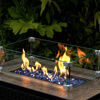 Picture of GASPRO 10 lbs Fire Glass for Propane Fire Pit, 1/2-Inch Reflective Fireplace Glass Rocks for Fire Pit Table, Cobalt Blue
