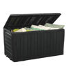 Picture of Keter Marvel Plus 71 Gallon Resin Deck Box-Organization and Storage for Patio Storage Box Outdoor Cushions, Throw Pillows, Garden Tools and Pool Toys, Dark Grey