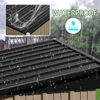 Picture of GUNJI 5 x 3 FT Shed Outdoor Storage Shed Metal Garden Shed with Lockable Door Outside Waterproof Tool Shed for Backyard, Patio, Lawn (Brown)