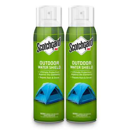 Picture of Scotchgard Outdoor Water Shield, Water Repellent Spray for Outdoor Fall and Winter Gear and Patio Furniture, Fabric Spray for Protection Against the Rainy Fall Weather, 21 Ounces (2 Cans)