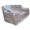 Picture of Wowfit Furniture Cover - Dust-Proof Moving Bag for Sofa, Moving Boxes - Clear & Odorless Plastic Bag for Moving - 4mil Thick Sofa Cover(Not Include Tape) - 92W x 42D x 62/41H Inches