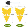 Picture of 40 Pack Fungus Gnat Traps for House Indoor, Fungus Traps Fruit Fly Traps for Indoors Gnats Sticky Traps for Plants Yellow Sticky Traps for Gnats