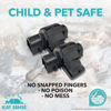 Picture of Kat Sense Covered Rat & Chipmunk Traps, Prevents Accidental Triggering with Tunneled Design, Quick Humane Kill, Indoor 'N Outdoor Mouse Snap Traps