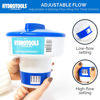 Picture of HYDROTOOLS BY SWIMLINE 8725 Large Capacity Pool & Spa Chemical Dispenser | Compatible With Bromine & Chlorine Supports 1-3’’ Tablets | Adjustable Control Ring For Customizable Flow Rate