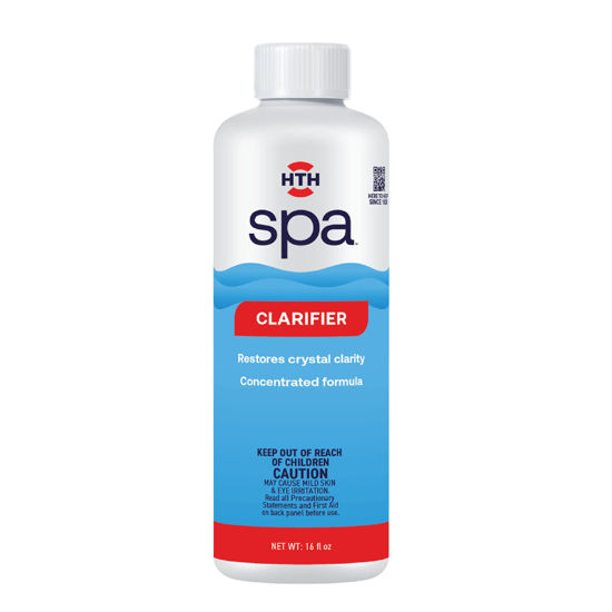 Picture of HTH Spa 86121 Clarifier, Concentrated Spa & Hot Tub Chemical for Crystal Clear Water, 16 oz