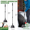 Picture of Walensee Flat Shovel,Snow Shovel, Ice Scraper, 54 inch Snow Ice Chopper for Walkway, Ice Removal Tool for Road Outdoor Garden Cleaning Scraper, Weed Remove Tool for Lawn Edging, Driveway Weeding Tool