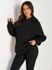 Picture of Trendy Queen Womens Oversized Hoodies Fleece Sweatshirts Long Sleeve Sweaters Pullover Fall Outfits Winter Clothes Black M