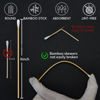 Picture of Gun Cleaning Supplies in Storage Box - Gun Cleaning Patches 300PCS and Gun Cleaning Swabs 200PCS, 6" Long Cotton Swabs, 2" x 2" Lint Free Gun Cleaning Cloth Fit Most Caliber Firearms .30/.38 cal/ 9 mm