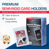 Picture of BCW Semi Rigid Card Holder - 100 ct Trading Card Sleeves | PSA, BGS, SGC & CSG Grading Submission Sleeves for Cards | Sports Card, MTG Card Sleeves, Pokemon Card - Save or Grade!