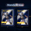 Picture of 200 Card Sleeves Top Loads for Cards, Toploads for Cards, Baseball Card Sleeves Hard Plastic, 3" x 4" Baseball Card Protectors, Trading Card Sleeves Card Holder (100 Hard Sleeves + 100 Clear Sleeves)