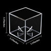 Picture of Danodoi Baseball Display Case UV Protected Acrylic Clear Baseball Holder Square Cube Ball Protector Memorabilia Autograph Display Box for Official Size Baseball