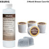 Picture of Keurig 3-Month Brewer Maintenance Kit Includes Descaling Solution, Water Filter Cartridges & Rinse Pods, Compatible Classic/1.0 & 2.0 K-Cup Coffee Makers, 7 Count