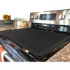 Picture of Stove Top Cover for Electric Stove - Silicone Stove Mat for Glass Top Stove, Glass Cooktop Protector, XL Dish Drying Mats For Kitchen, Range Covers for Electric Stove (Black,28 x 20)