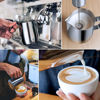 Picture of Milk Frothing Pitcher 350ml/600ml/900ml/1500ml (12oz/20oz/32oz/50oz) Steaming Pitchers Stainless Steel Milk/Coffee/Cappuccino/Latte Art Barista Steam Pitchers Milk Jug Cup with Art Pen,12oz
