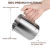 Picture of Milk Frothing Pitcher 350ml/600ml/900ml/1500ml (12oz/20oz/32oz/50oz) Steaming Pitchers Stainless Steel Milk/Coffee/Cappuccino/Latte Art Barista Steam Pitchers Milk Jug Cup with Art Pen,12oz