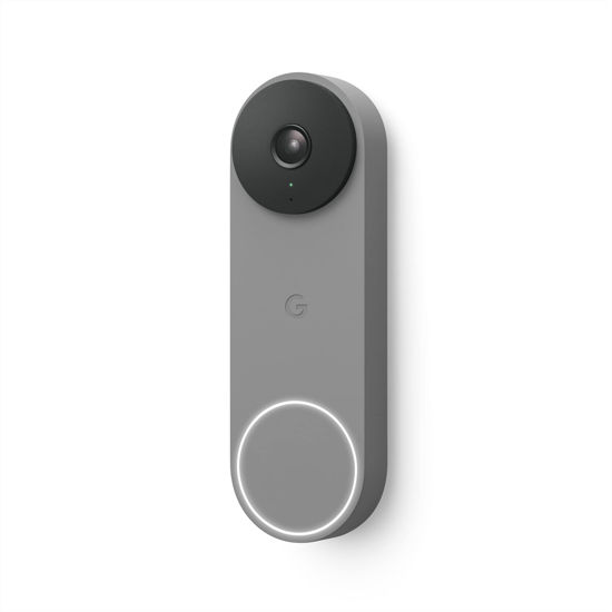 Picture of Google Nest Doorbell - (Wired, 2nd Gen) - Wired Video Doorbell Camera - Doorbell Security Camera - Ash