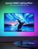 Picture of Govee TV LED Backlight, RGBIC Smart LED Strip Lights for 55-65 Inch TVs, Bluetooth and Wi-Fi APP Control, Works with Alexa & Google Assistant, Music Sync, 99+ Scene Modes, Adapter