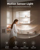 Picture of EZVALO 62LED Under Cabinet Lighting with Charging Station 6 Pack, 2000mAh Rechargeable Battery Operated Motion Sensor Light, 3 Color Temps, Dimmable Wireless Closet Lights w/Remote for Kitchen, Pantry