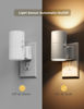 Picture of L LOHAS LED Night Light Plug in, Night Lights Plug into Wall, Light Sensor, 0-100LM, Soft White 3000K, Dimmable Night Light, Modern Night Light for Hallway Bedroom Stairway, 2 Pack