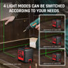 Picture of Motovera Laser Level, 100 feet Self Leveling Laser Level, Green Cross Line Rotary Lasers, 4 Brightness Adjustment, Manual Self leveling and Pulse Mode, IP54 Waterproof Battery Carrying Bag Included