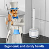 Picture of MR.SIGA Toilet Plunger with Holder, Heavy Duty Toilet Plunger and Holder Combo for Bathroom Cleaning, White