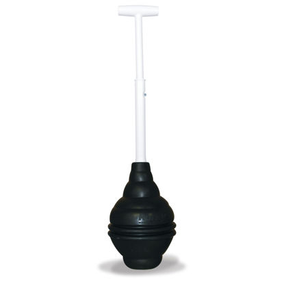 Picture of Korky BeehiveMAX Heavy Duty Toilet Plunger - Seals All Bowl Shapes - Powerful Clog Removal
