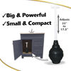 Picture of Korky BeehiveMAX Heavy Duty Toilet Plunger - Seals All Bowl Shapes - Powerful Clog Removal