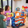 Picture of Hot Wheels City Ultimate Garage Track Set with 2 Die-Cast Toy Cars & Car-Eating Dragon, Stores 50+ Vehicles, 4 Levels