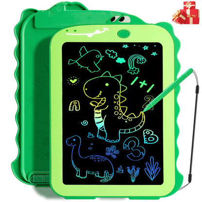 Picture of Teriph LCD Writing Tablet for Kids, Colorful Toddlers Toys Drawing Board, Educational Kid Toys, Doodle Pad Dinosaur Toys for 2 3 4 5 6 7 8 Year Old Boys Girls Birthday Party Christmas Gifts,8.5inch