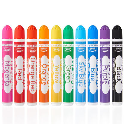Picture of Shuttle Art Dot Markers, 10 Colors Washable Markers for Toddlers,Bingo Daubers Supplies Kids Preschool Children, Non Toxic Water-Based