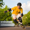 Picture of JBM Adult & Kid Skating Protective Gear Set for Beginner to Advanced, Skateboard Helmet Knee and Elbow Pads with Wrist Guards for Inline Roller Skating, Scooter, Skateboarding