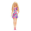 Picture of Barbie Fashionistas Doll #223 with Blonde Wavy Hair, Totally Hair-Inspired Dress & Accessories, 65th Anniversary Collectible Toy