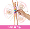 Picture of Barbie Careers Playset, Gymnastics Set with Blonde Gymnast Fashion Doll, C-Clip for Flipping Action, Balance Beam, Warm-Up Suit & Accessories