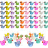 Picture of Cidinge 60 Pcs Mini Resin Ducks Luminous Tiny Ducks Miniature Duck Glow in The Dark for DIY Garden Dollhouse Duck Accessories Micro Landscape Aquarium Party Decor